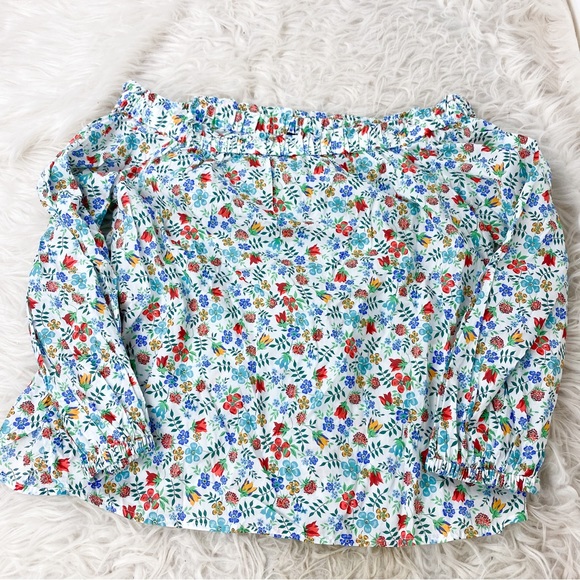 Liberty Art Fabrics for J. Crew Floral Off the Shoulder Top - Picture 2 of 3